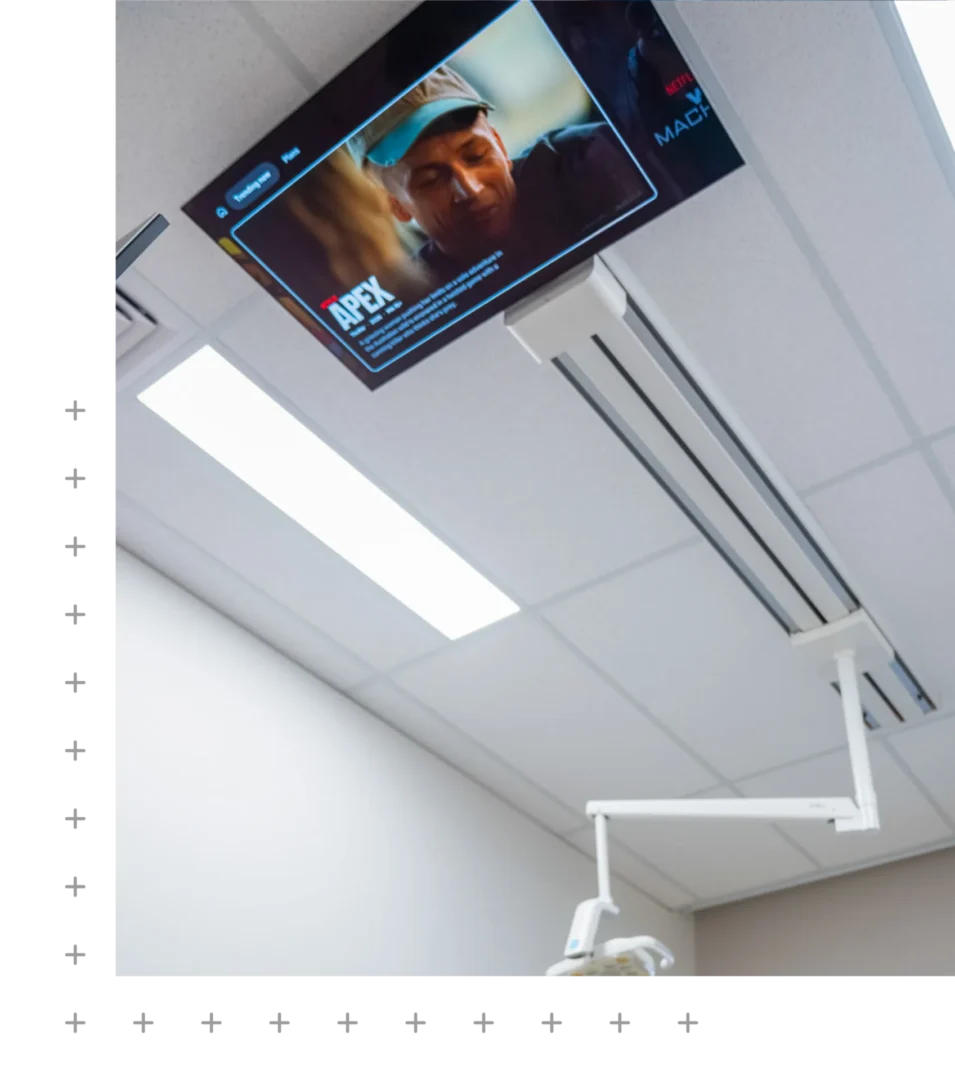 Ceiling-Mounted Entertainment at SmileSavers in Campbelltown, Narellan & Mount Annan
